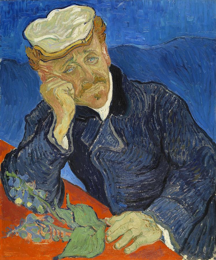 Vincent Van Gogh Painting -  Dr Paul Gachet by Vincent Van Gogh