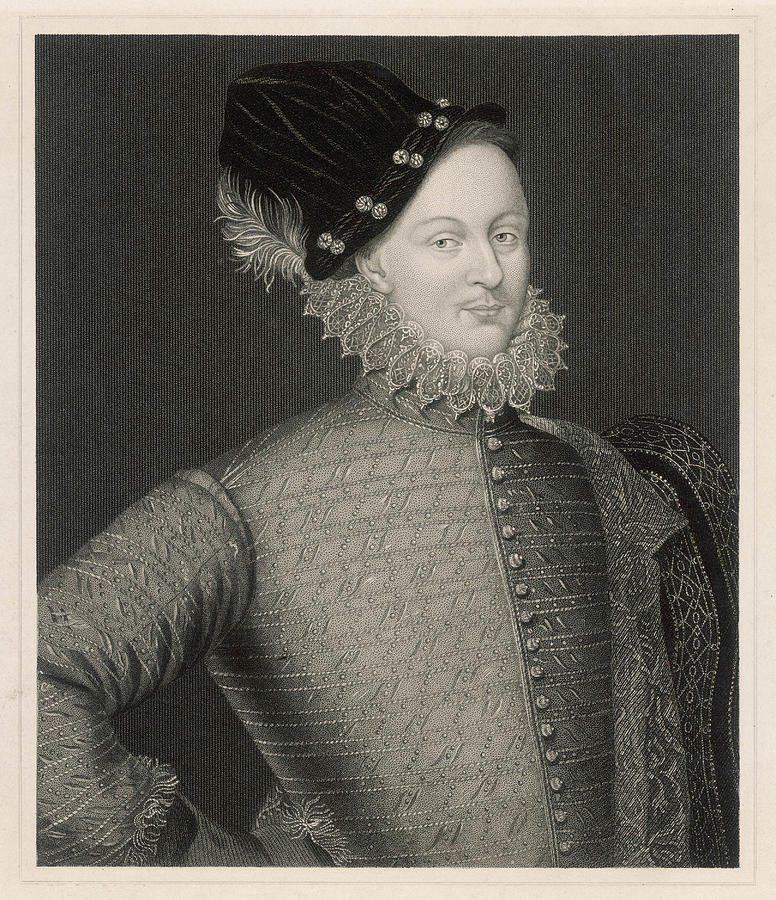 Edward De Vere, 17th Earl Of Oxford Drawing by Mary Evans Picture ...