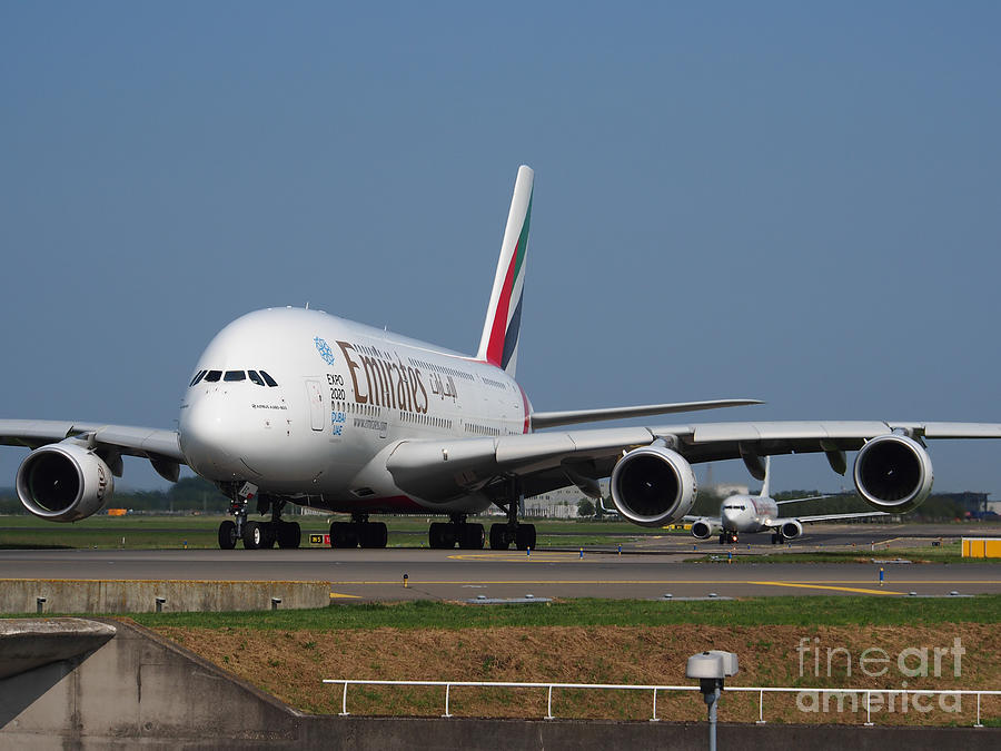  Emirates Airbus A380 Photograph by Paul Fearn