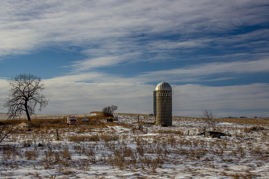 Farm Silo Photograph by Chad Rowe - Fine Art America