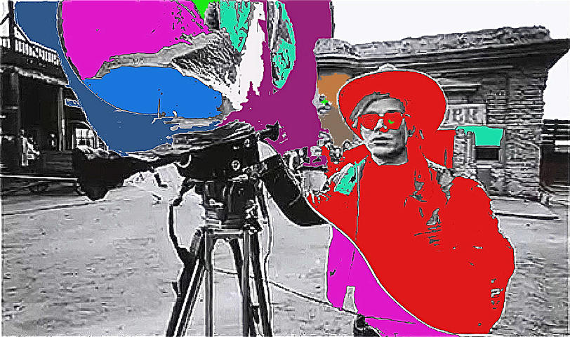 Film Homage Andy Warhol  Paul Morrissey Lonesome Cowboys 1968 Main Street Old Tucson Arizona 1968 Photograph