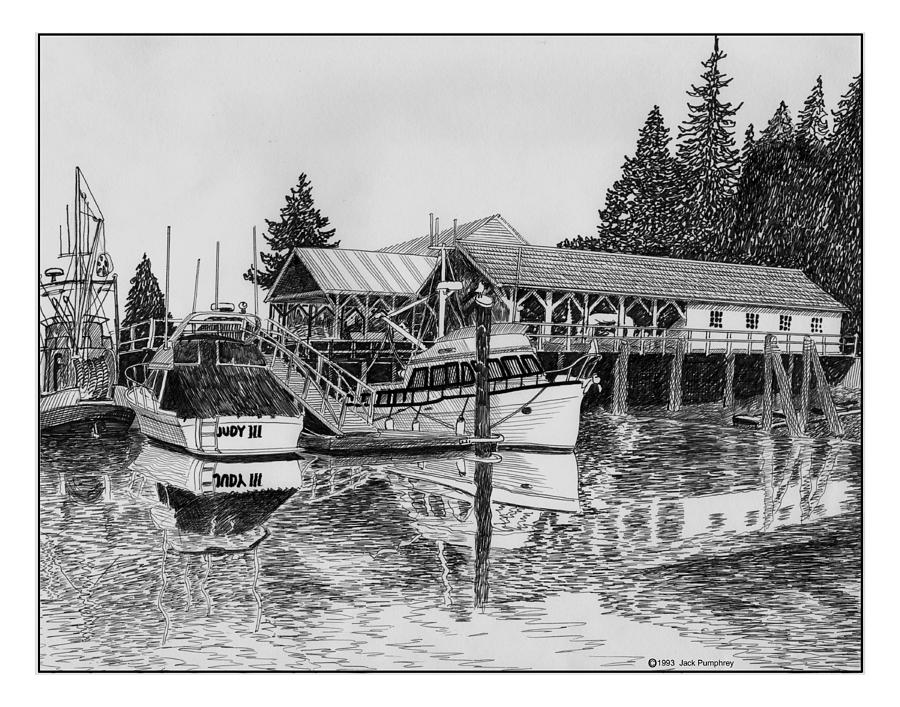 Gig Harbor Net Shed Drawing