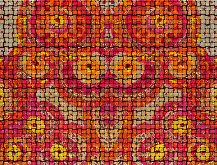 Ethnic Painting - Folklore Design by Julia Fine Art And Photography Ethnic Painting - Folklore Design by Julia Fine Art And Photography