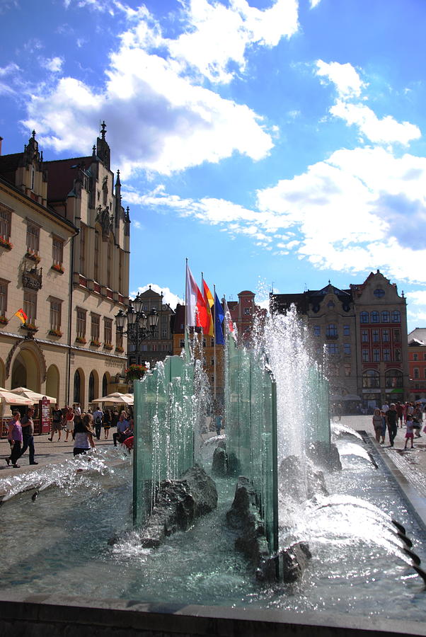  Fountain Wroclaw Old Town Photograph by Jacqueline M Lewis