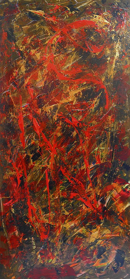 Drama Painting - Half Fatality by Sue McElligott Drama Painting - Half Fatality by Sue McElligott