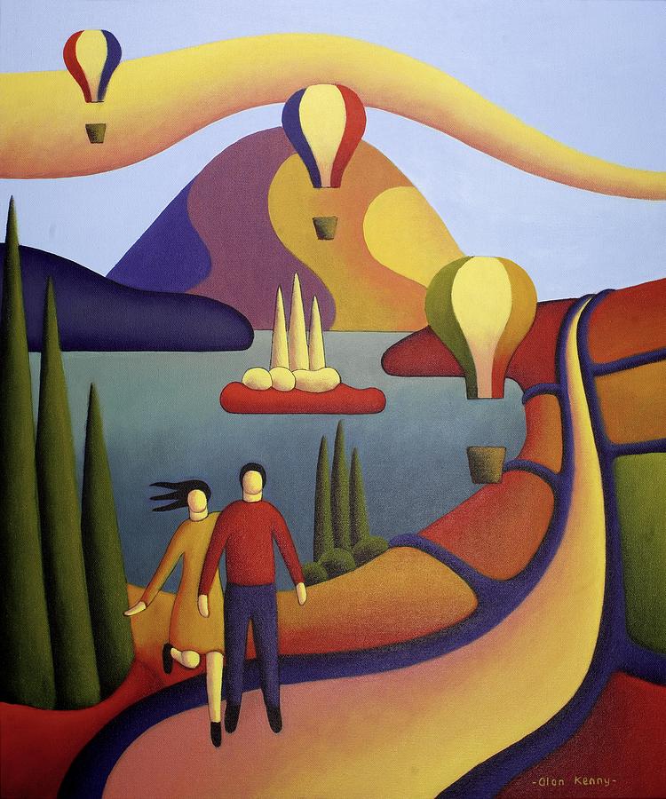  Happy Days Painting by Alan Kenny
