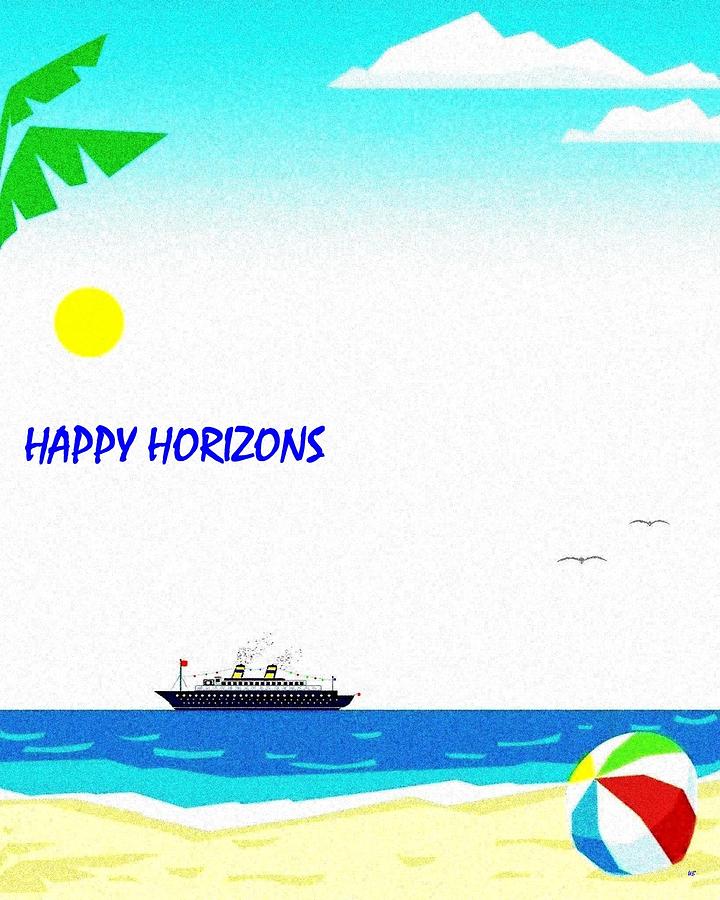  Happy Horizons Digital Art by Will Borden