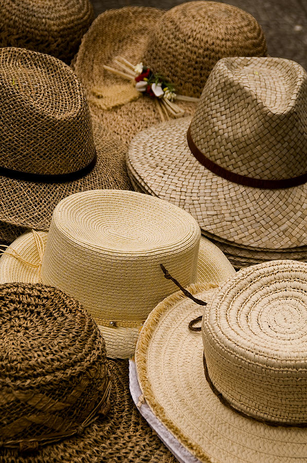  Hats Capri Italy Photograph by Xavier Cardell