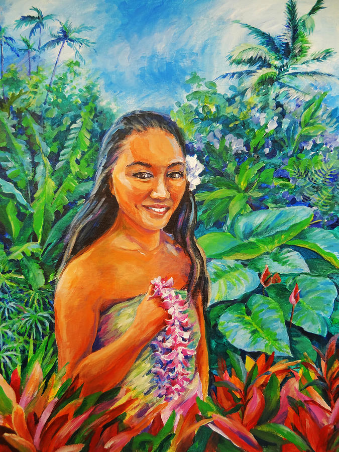  Hawaii flower Painting by Svetlana Nassyrov