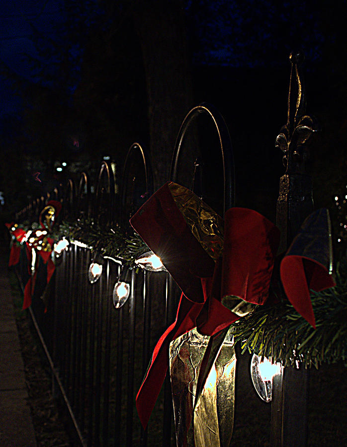  Holiday Lights at Hopkins Green Photograph by Cathy Shiflett