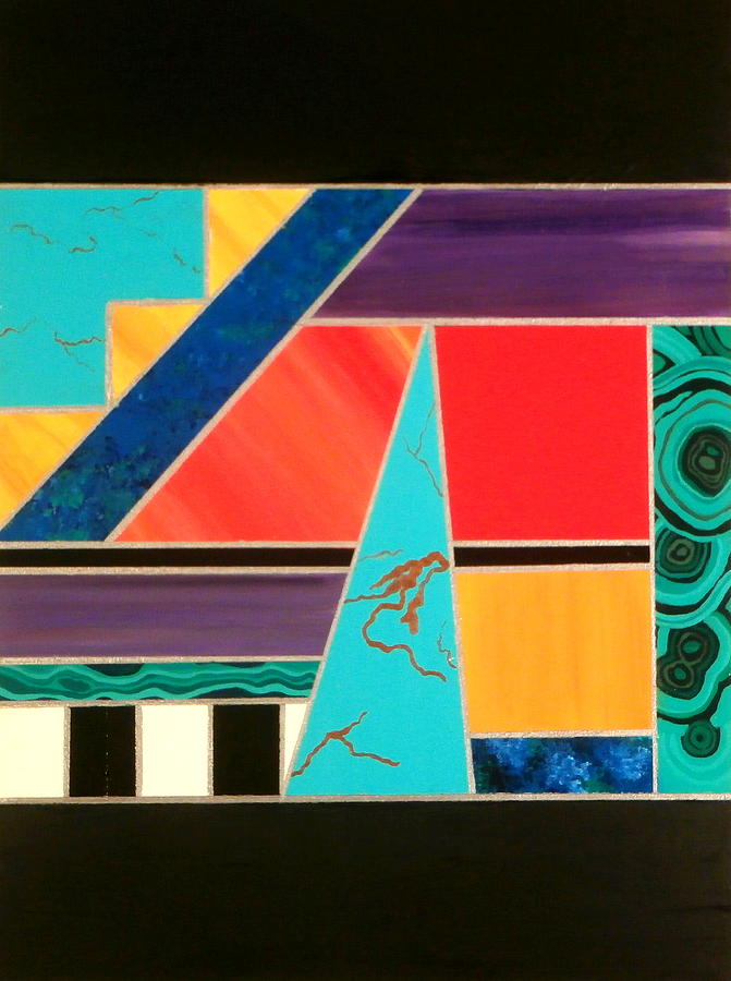  Homage to Inlay #2 Painting by Karyn Robinson