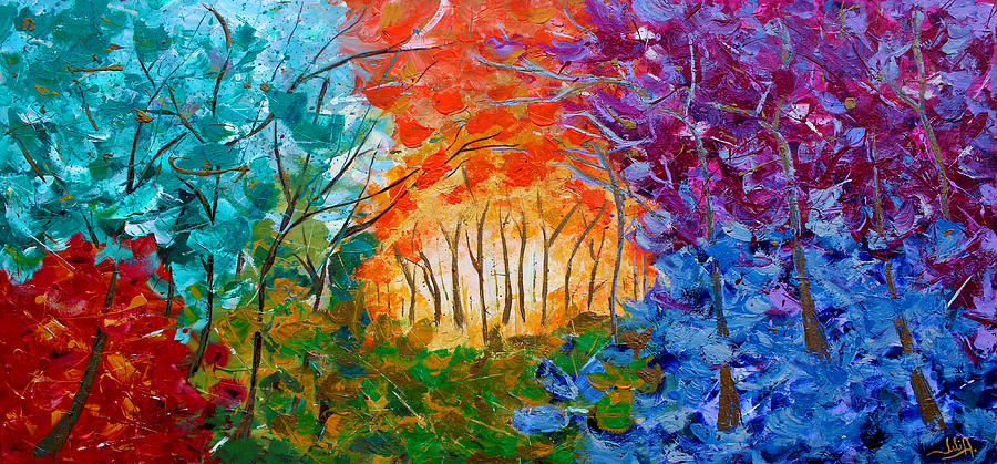 Original Painting - Hope by Julia Apostolova Original Painting - Hope by Julia Apostolova