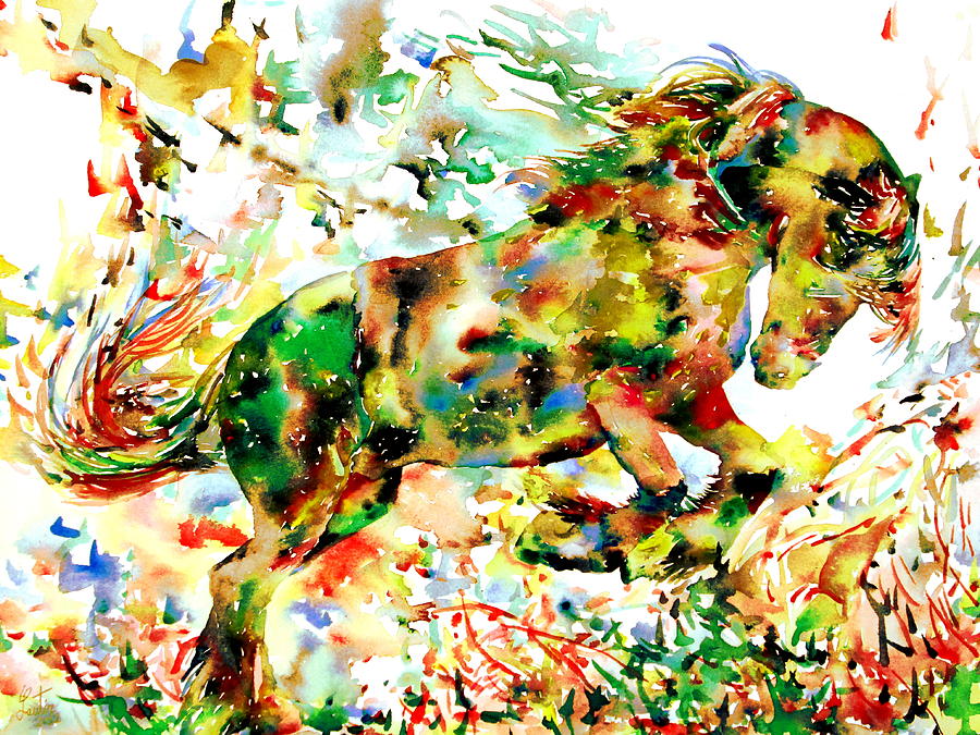  Horse Painting.2 Painting by Fabrizio Cassetta