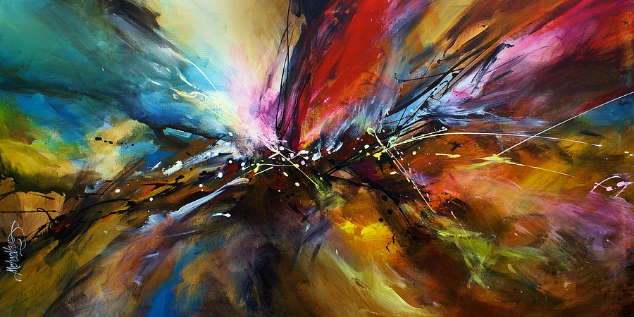  Impact  Painting by Michael Lang