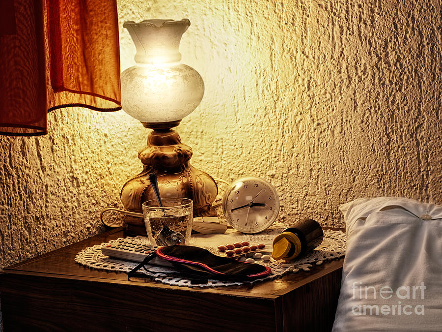 Lamp Photograph -  Insomnia by Sinisa Botas