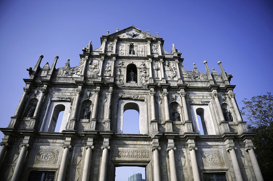  Jesuits cathedral church in Macao Photograph by Marek Poplawski