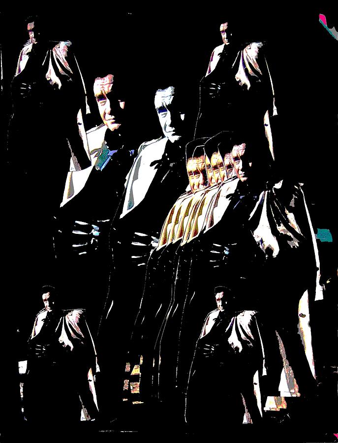  Johnny Cash multiplied  Photograph by David Lee Guss