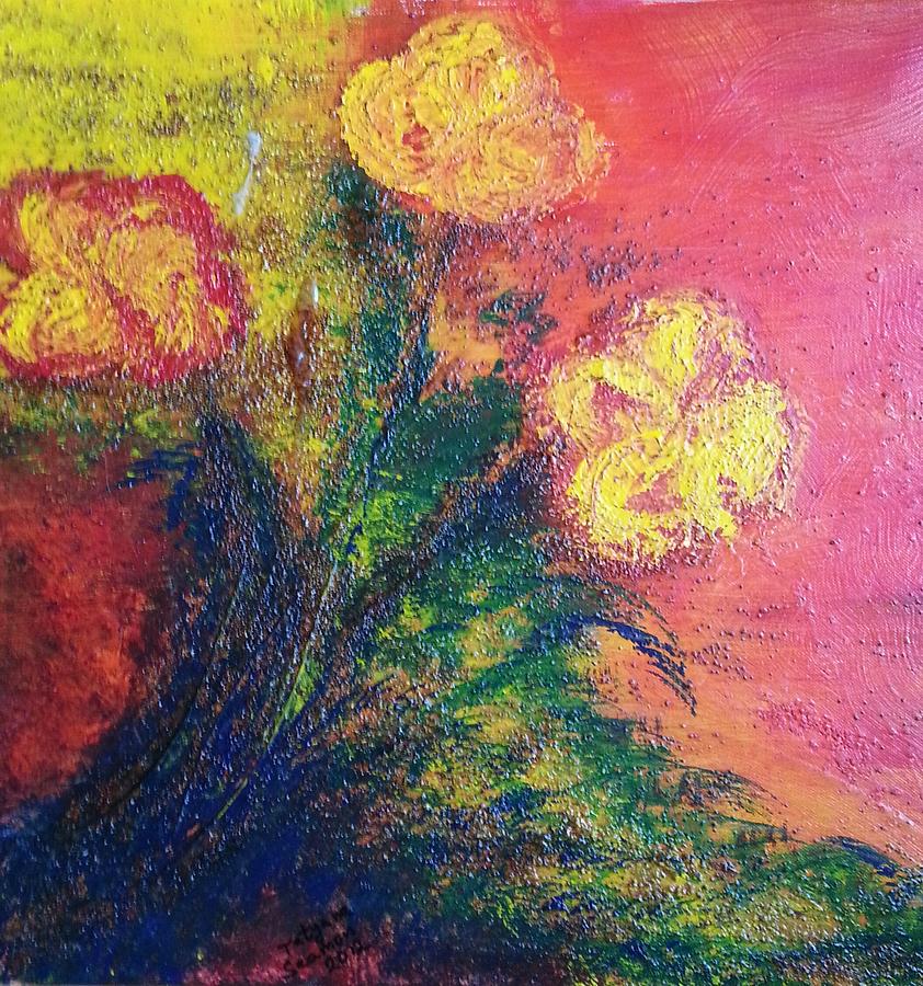 Flower Painting -  Just dreaming . by Tatyana Seamon