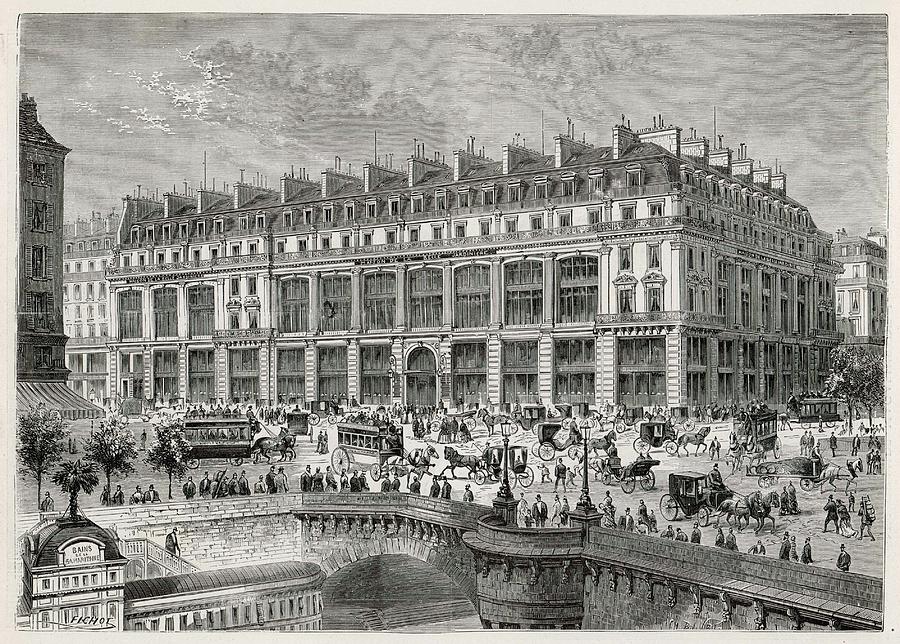 La Belle Jardiniere, Paris Drawing by Mary Evans Picture Library - Fine ...