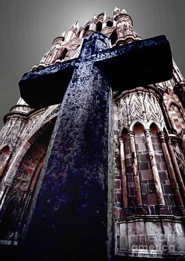  La Parroquia Cross Photograph by Barry Weiss