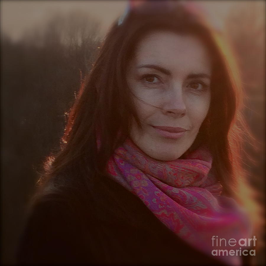Lady Adel rise sunshine portrait Photograph by Andrzej Goszcz - Pixels