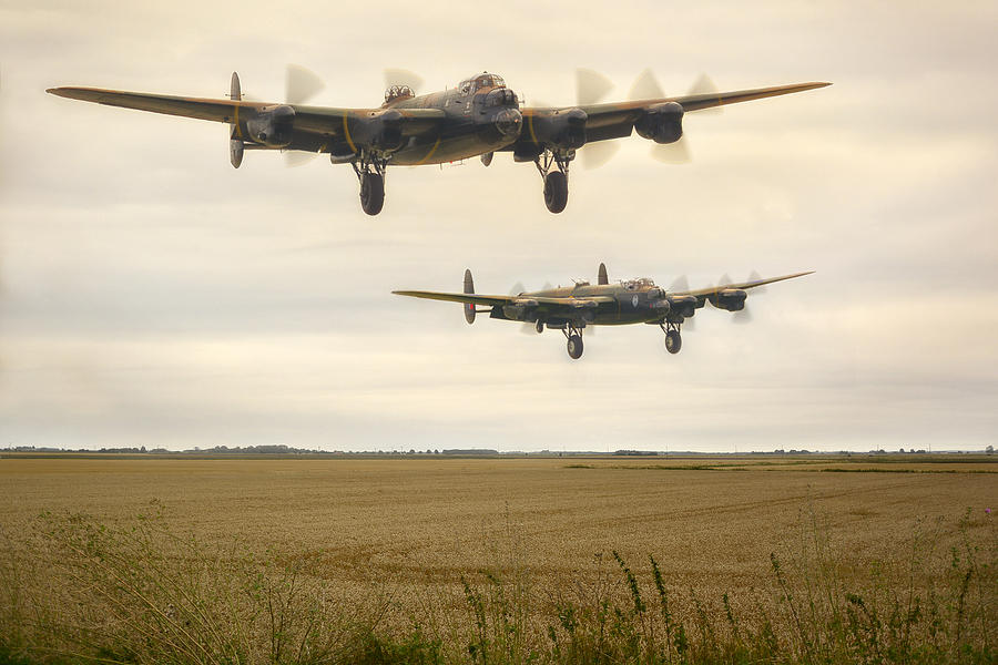  Lancaster take off Photograph by Jason Green