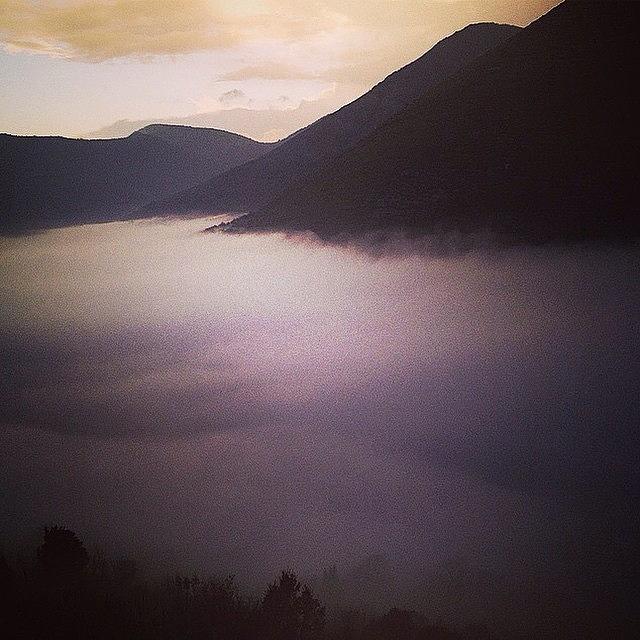 Landscape Photograph - . #landscape #fog #sunrise #goodmorning by Gianluca Palombi