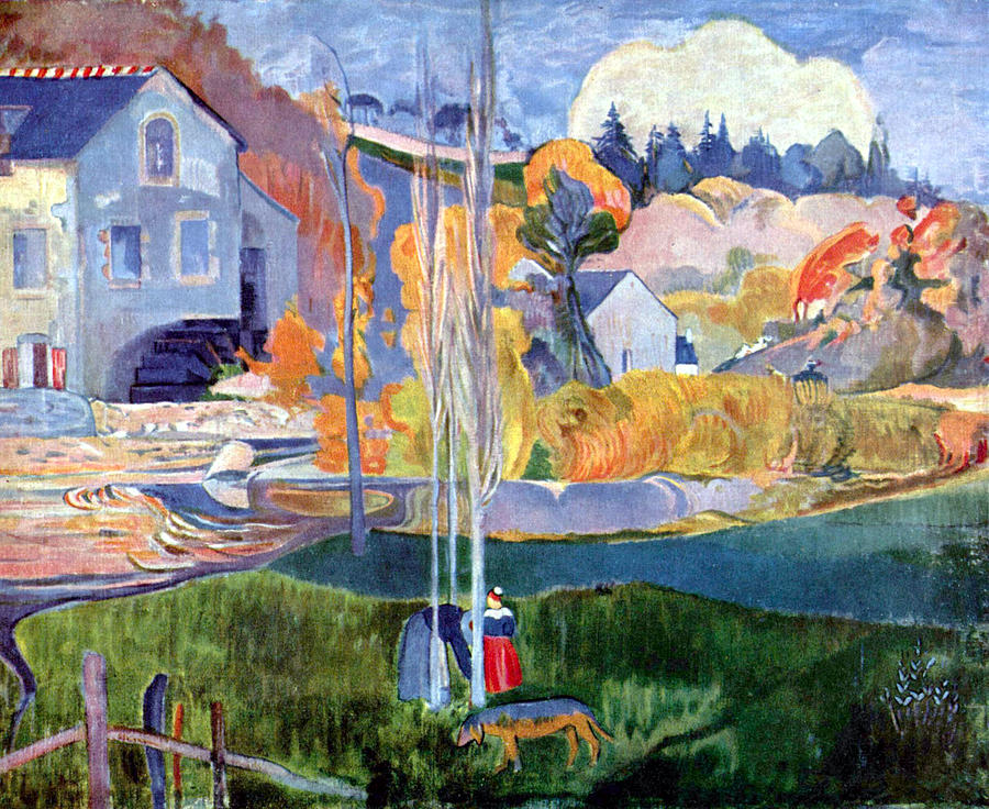 Landscape of Britain by Eugene Henri Paul Gauguin