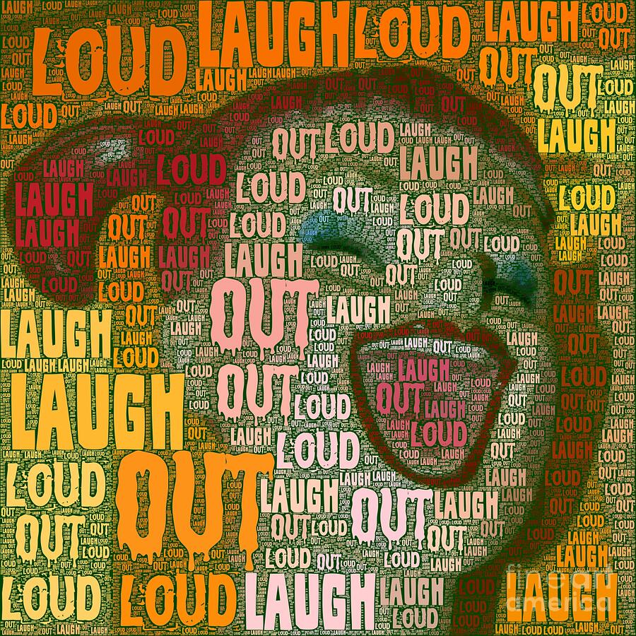  Laugh out loud  Mixed Media by Linda Weinstock