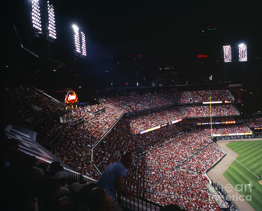 Left Field at Busch Stadium Photograph by Tracy Knauer - Pixels