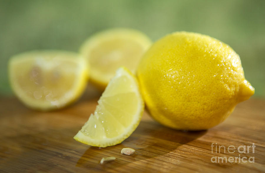lemon Citrus limon Zitronen Photograph