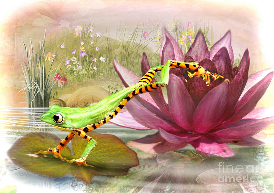 Little Leap Frog Digital Art
