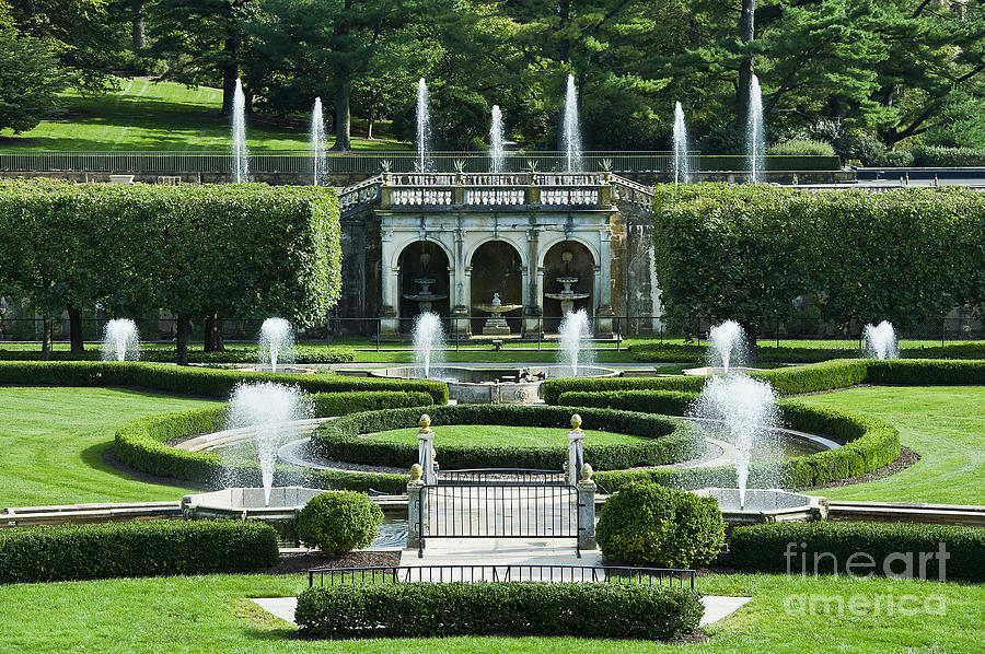 Fountain Photograph -  Longwood Gardens Fountains by John Greim