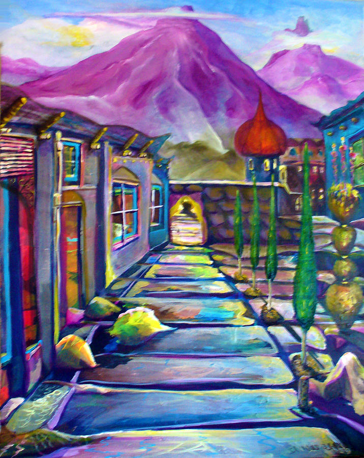 Sun door. Painting by Patricia Lazaro - Fine Art America