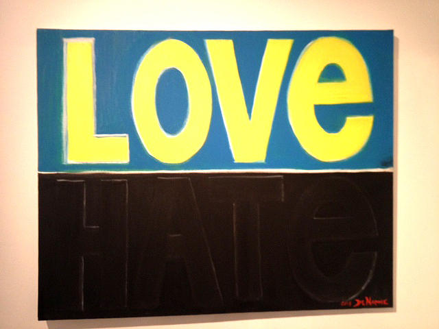 Love Hate Painting by Daniel DeNapoli - Fine Art America