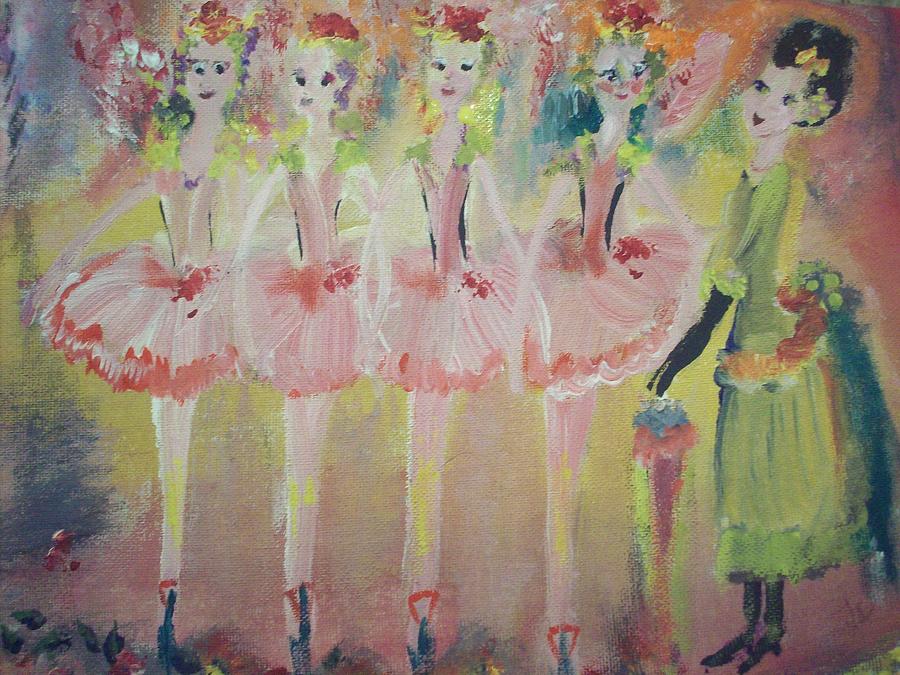 Madams Quadrille ballet  Painting by Judith Desrosiers