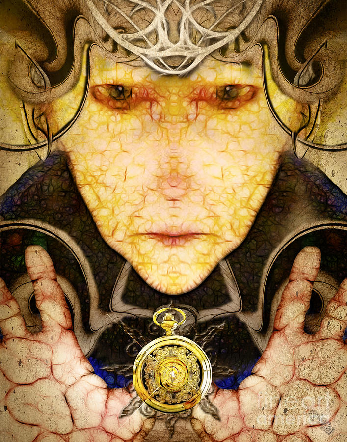  Maliciounata The Time Thief  Digital Art by Rhonda Strickland