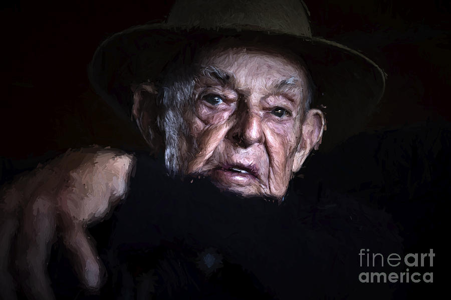  Man in akubra hat Photograph by Sheila Smart Fine Art Photography