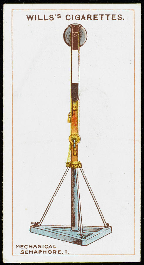 Mechanical Drawing -  Mechanical Semaphore Used by Mary Evans Picture Library