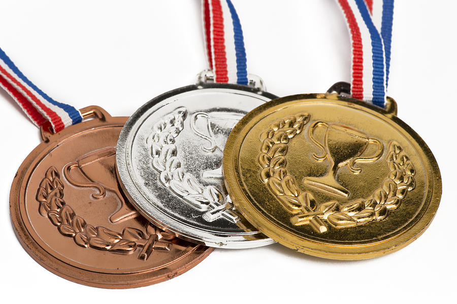 . Medals Isolated On White Photograph by Ilbusca