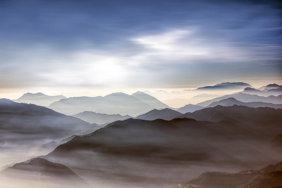 Misty mountains Photograph by Thanet Photos - Fine Art America