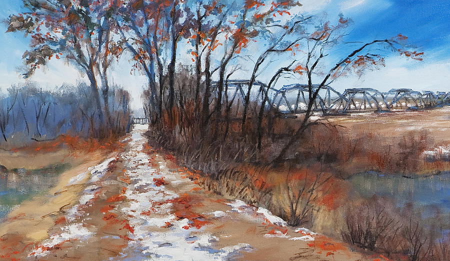  MN River Valley Painting by Holly Stone