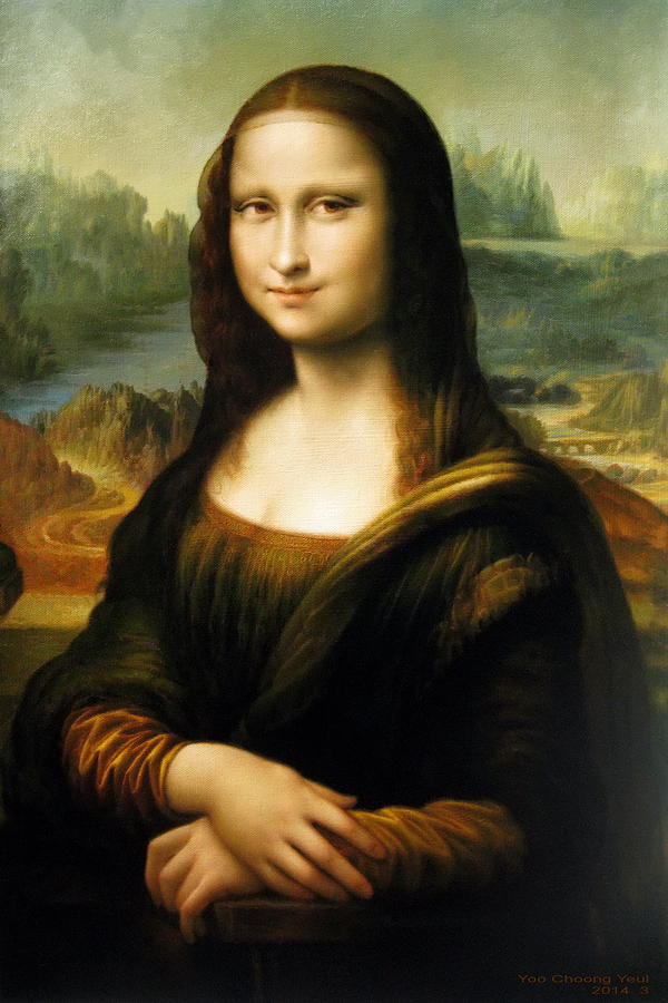  Mona Lisa Painting by Yoo Choong Yeul