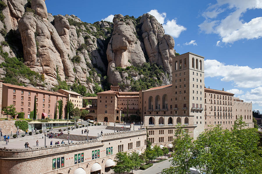  Montserrat Monastery and Mountain in Catalonia Photograph by Artur Bogacki