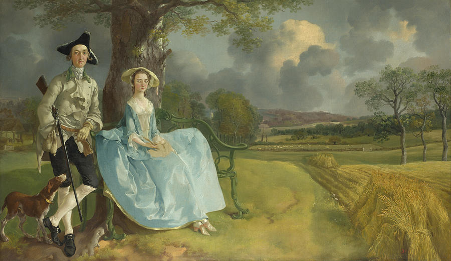  Mr and Mrs Andrews #6 Painting by Thomas Gainsborough