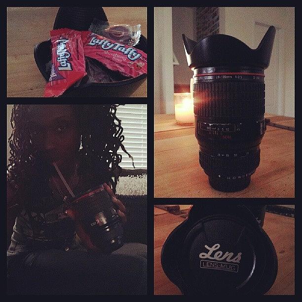Mug Photograph - ♡ My Lens Mug. #canon #lens #mug by Latrenia Bryant