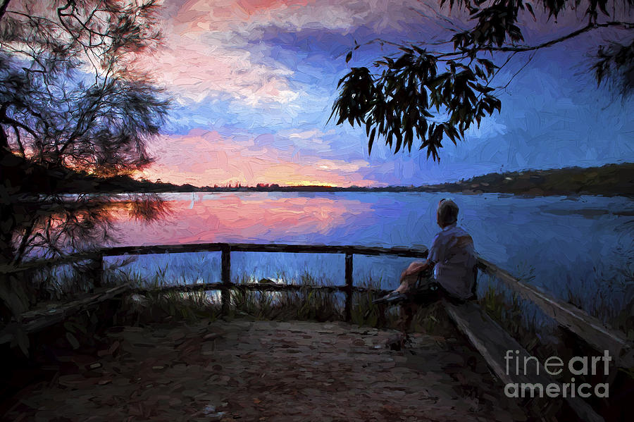 Australia Photograph -  Narrabeen Lagoon sunrise by Sheila Smart Fine Art Photography