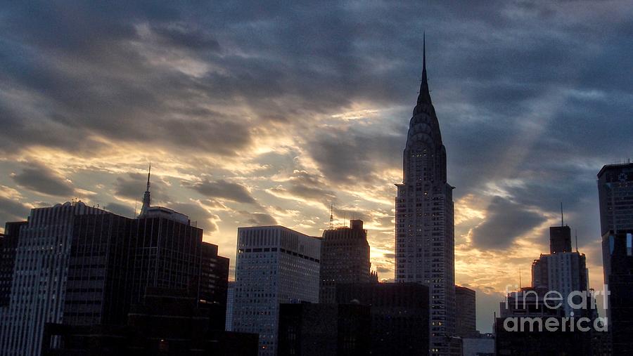 Incredible Sunset No. 2 -  New York City Skyline Photograph by Miriam Danar