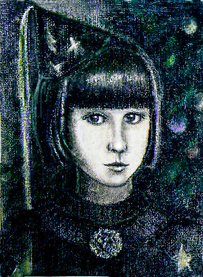 Portrait Pastel -  Nigth by  Svetlana Nassyrov
