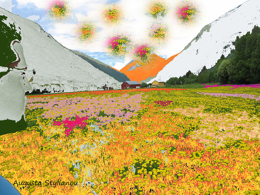  Norway landscape. Digital Art by Augusta Stylianou